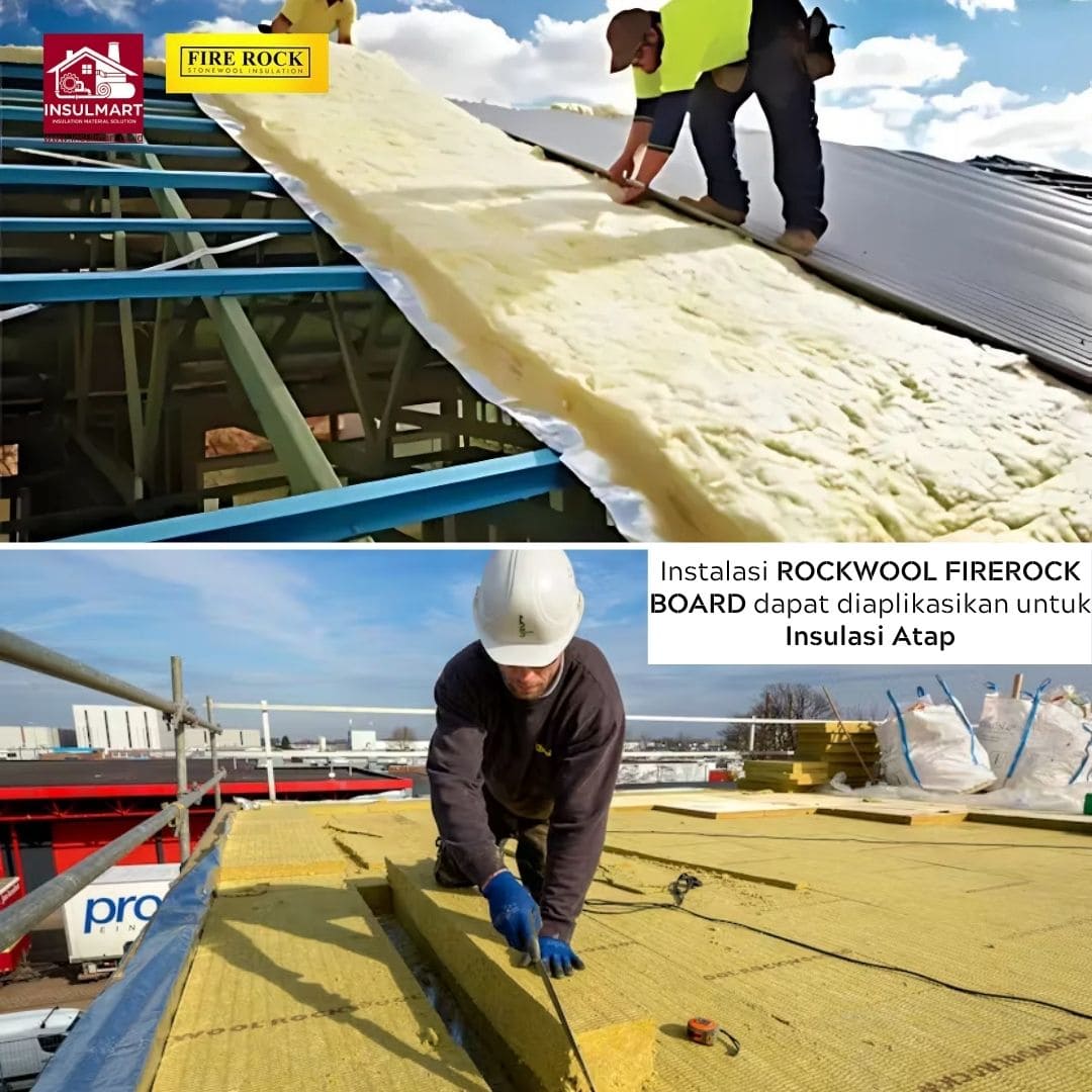 Gambar 2 Rockwool Board Merk Firerock