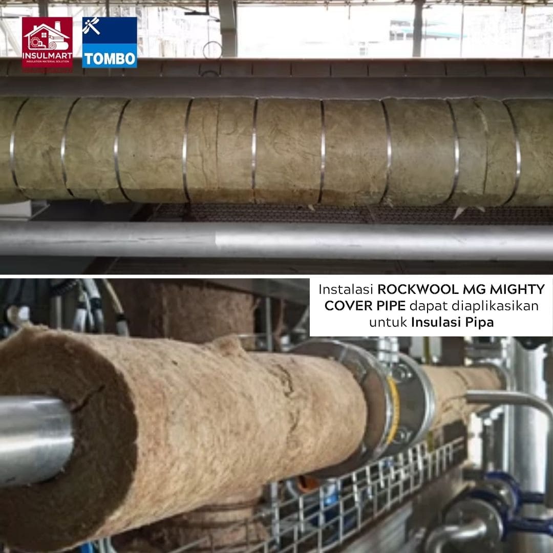 Gambar 3 Rockwool Pipa Merk Tombo (MG Mighty Cover)
