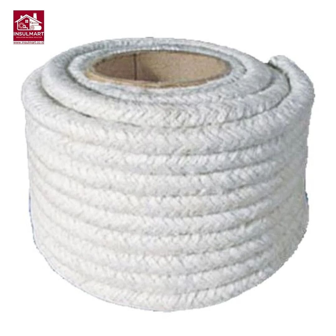 Ceramic Fiber Rope with SS Wire (Max Temp. 1260 °C) Merk Cerawil 1