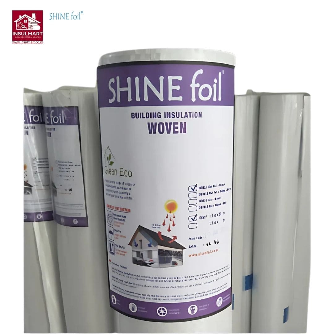 Aluminium Foil Woven Metalizing Merk Shine Foil 1